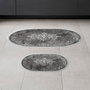 Mijölnir Juego de alfombras de baño Gris